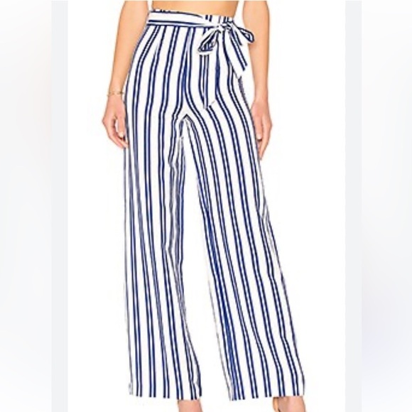 L'Academie Pants - L'Academie The Lani Pant in Ocean Stripe S